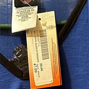 Women’s Harley Davidson open shoulder top